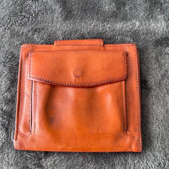 Vintage Dior Bi-Fold Compact Wallet in Cognac - Picture 3 of 8